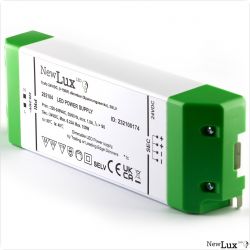 NewLux Led Trafo 24V/DC, 0-150W, dimmbar (Spannungssenke), SELV